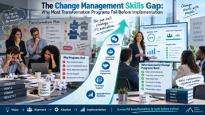 The Change Management Skills Gap: Why Most Transformation Programs Fail Before Implementation